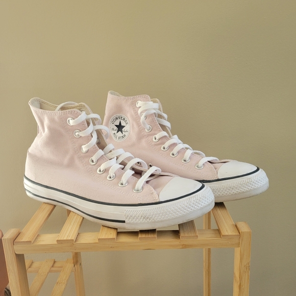 Converse All Stars Chuck Taylor High Tops Size 10.5 Light Pink - Picture 2 of 10